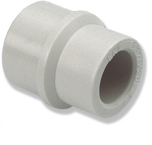 Муфта перехідна внутрішня/зовнішня 63-25 мм, ППР, EKOPLASTIK